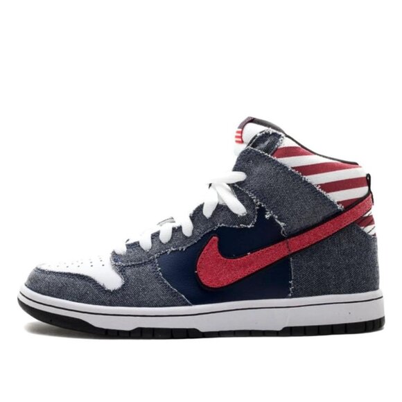 NIKE Men's Dunk High Premium SB Born In The USA Shoes Size 10.5 - Picture 1 of 15
